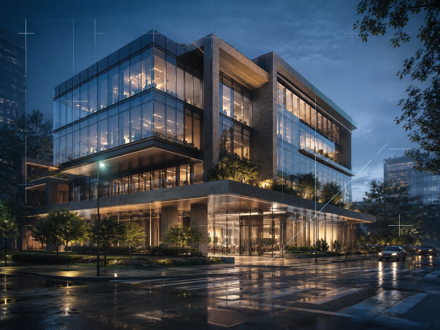 Commercial office building