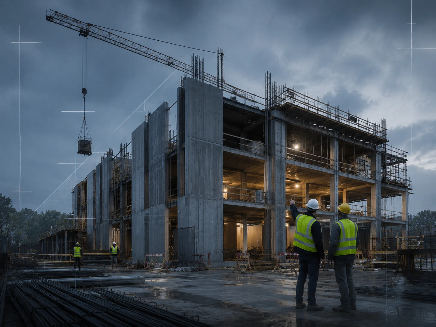 Construction site coordination